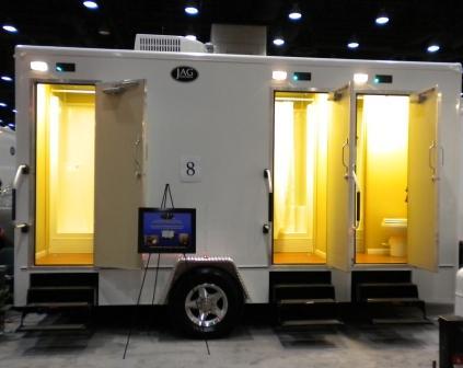 The Havana Mobile Shower Trailer/Bathroom Trailer Rentals With Men's & Women's Private Stalls