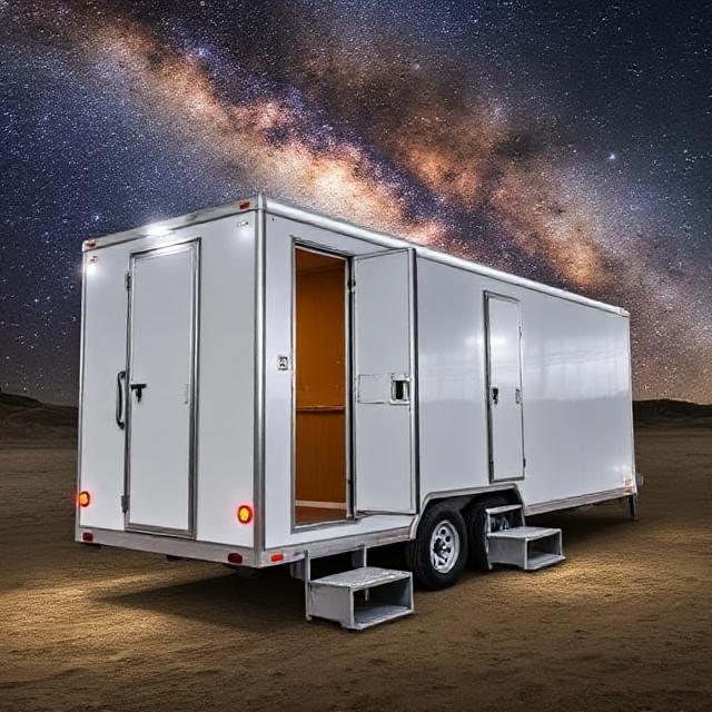 Elegant Wedding Restroom/Shower Trailer Rentals in Port St Lucie FL