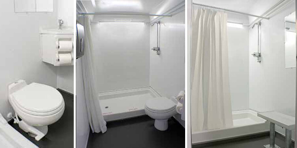 Long Term Bathroom/Shower Trailer Rentals in Florida With Heating & Air Conditioning