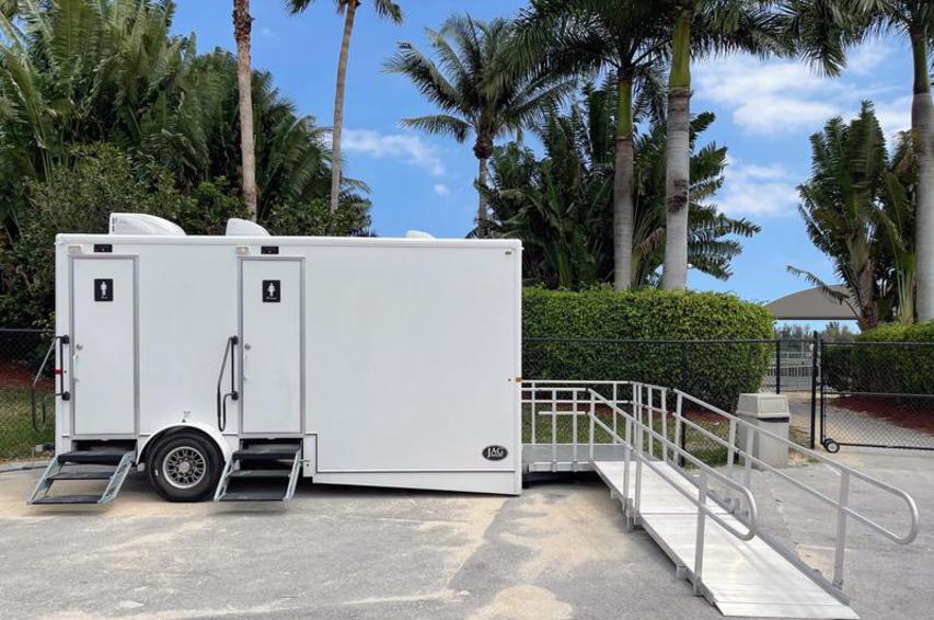 BB Wedding Restroom Trailer Rentals in Boynton Beach, Florida