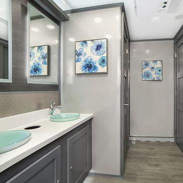 Elegant Wedding Restroom Trailer Rentals in Miami FL